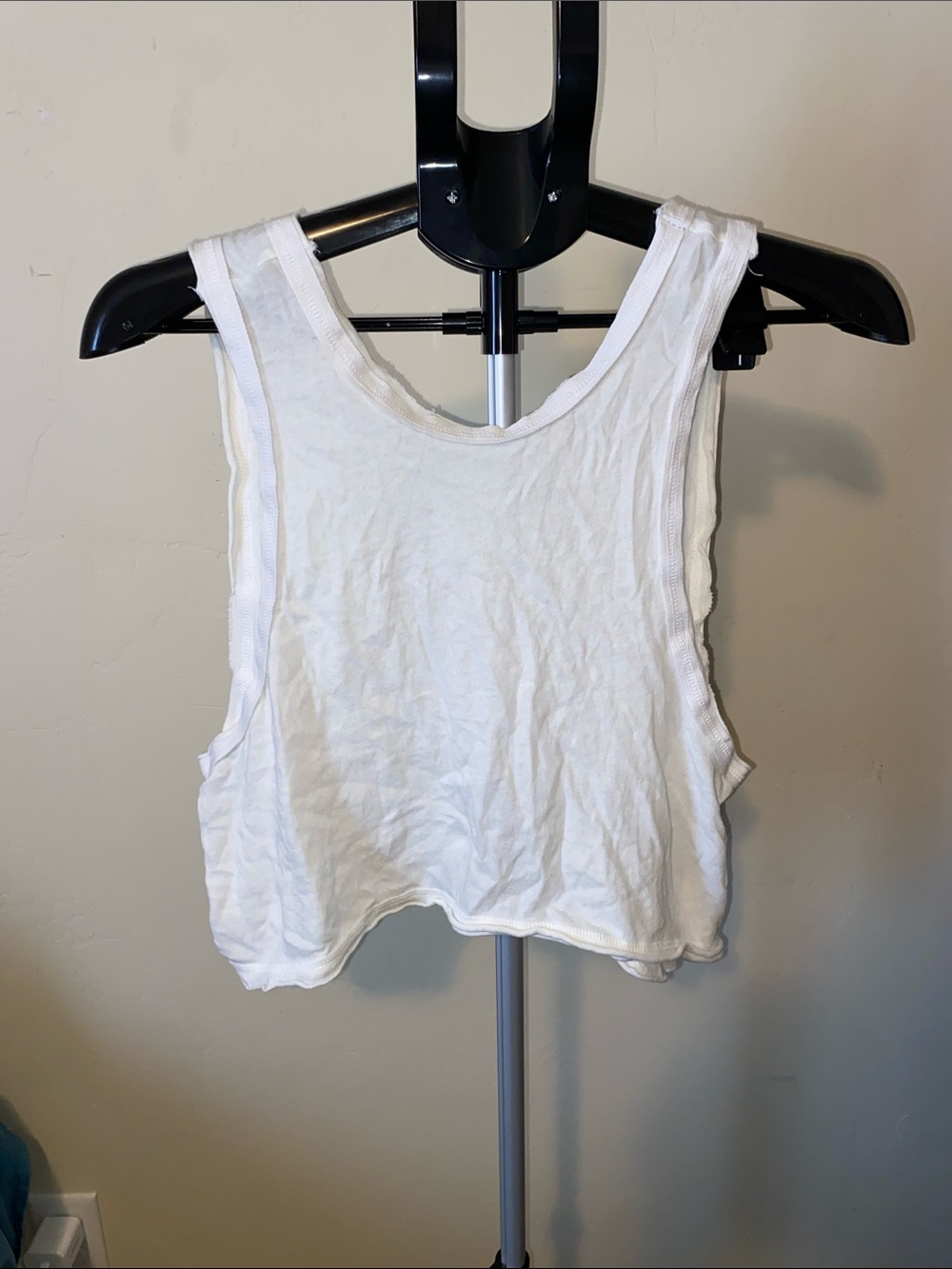 NWOT FREE PEOPLE WHITE TANK TOP SIZE MEDIUM